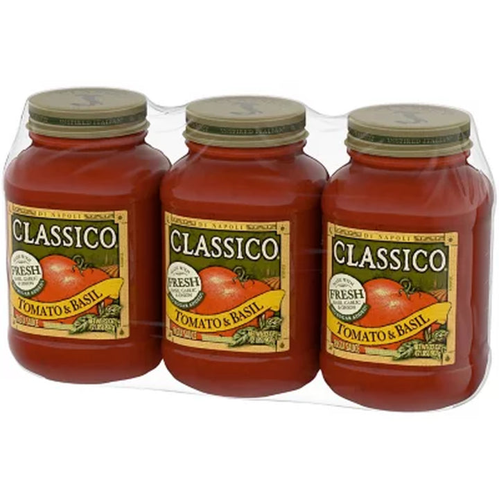 Classico Tomato and Basil Pasta Sauce 32 Oz., 3 Pk.