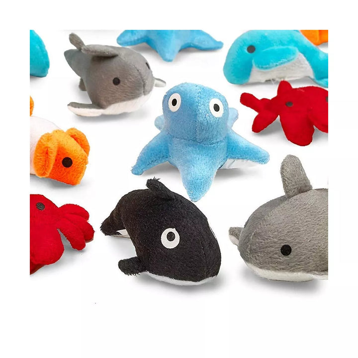 Kicko Sea-Life Plush Toys 24 Assorted Pieces