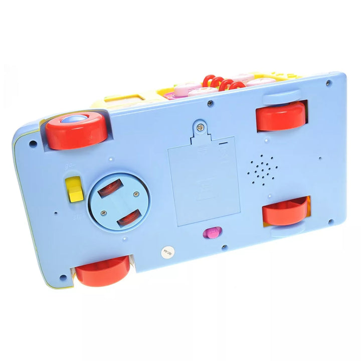 Insten Learning School Bus Toy with Flashing Lights & Sounds for Toddlers Education