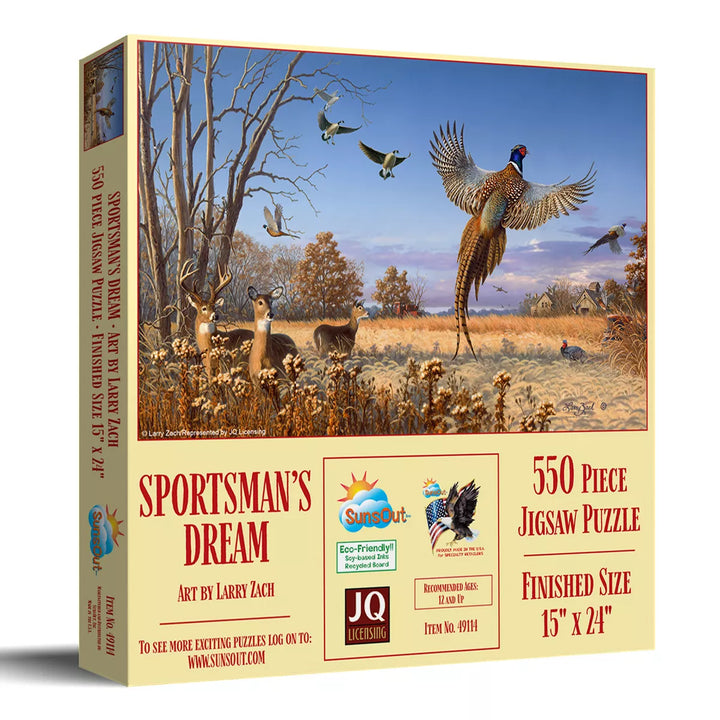 Sunsout Sportsman'S Dream 550 Pc Jigsaw Puzzle 49114