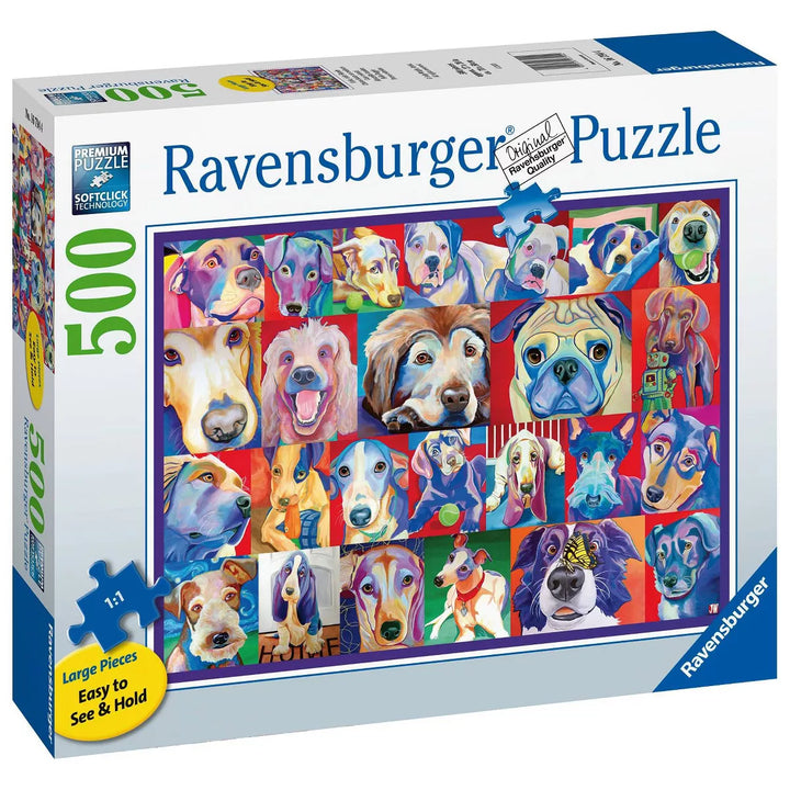 Ravensburger Hello Doggie Large Format Jigsaw Puzzle - 500Pc