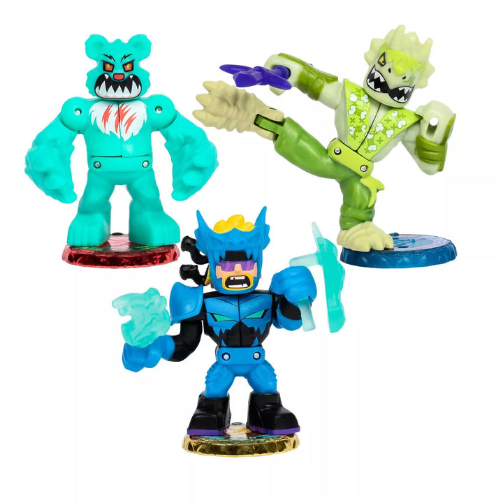 Akedo Beast Strike Kick Attack Tri-Kwonto Mini Figure Starter Pack