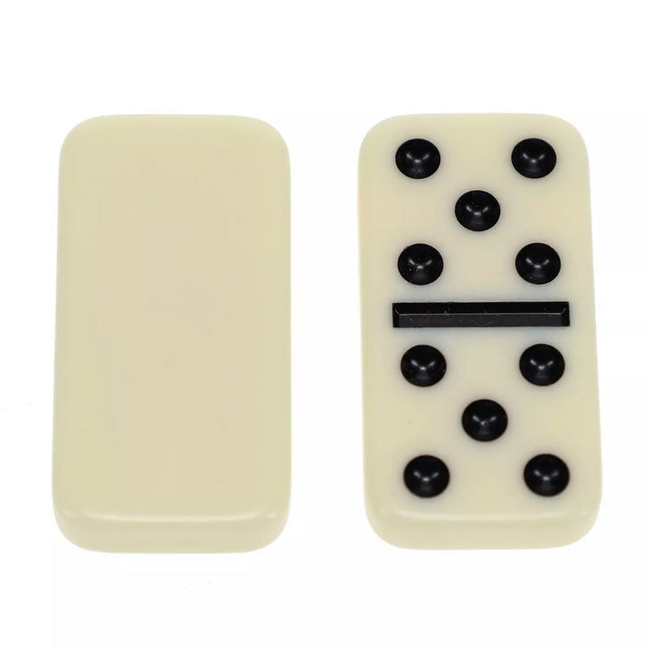 WE Games Mini Double 6 Dominoes, Dice and Card Travel Game