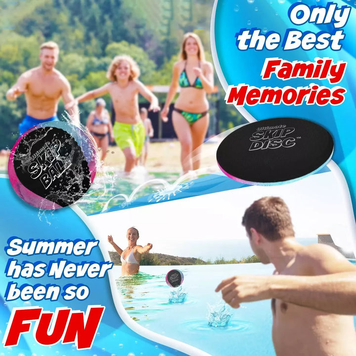 Activ Life Gifts for Kids [Water Skip Balls] Beach Games for Adults and Family Basket Stuffers Boys Girls