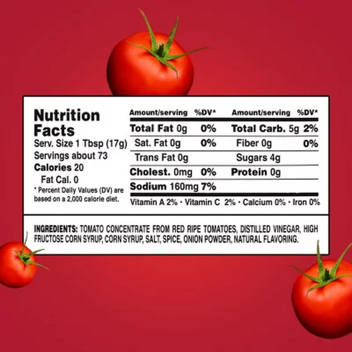 Heinz Original Tomato Ketchup Bottles, 44 Oz., 3 Pk.