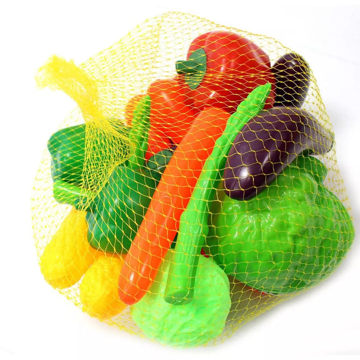 Insten 20 Pieces Vegetables Bag Playset, Pretend Toys & Kitchen Food Accessories for Kids