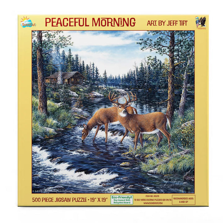 Sunsout Peaceful Morning 500 Pc Jigsaw Puzzle 36529