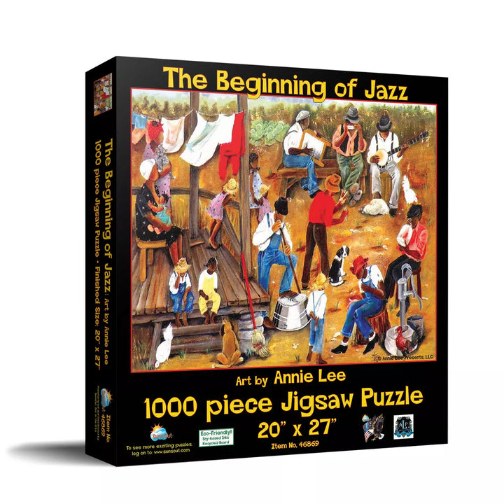 Sunsout the Beginning of Jazz 1000 Pc Jigsaw Puzzle 46846