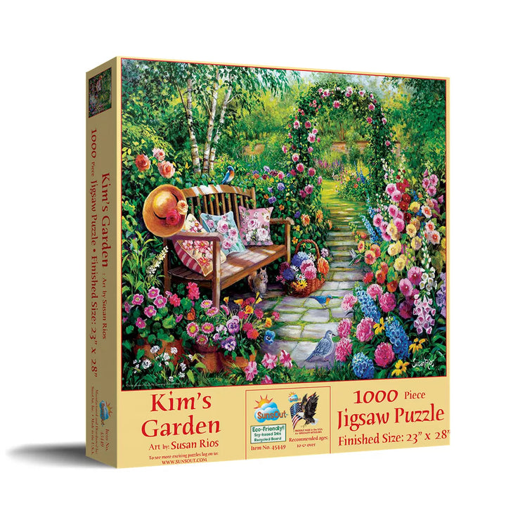 Sunsout Kim'S Garden 1000 Pc Jigsaw Puzzle 45449