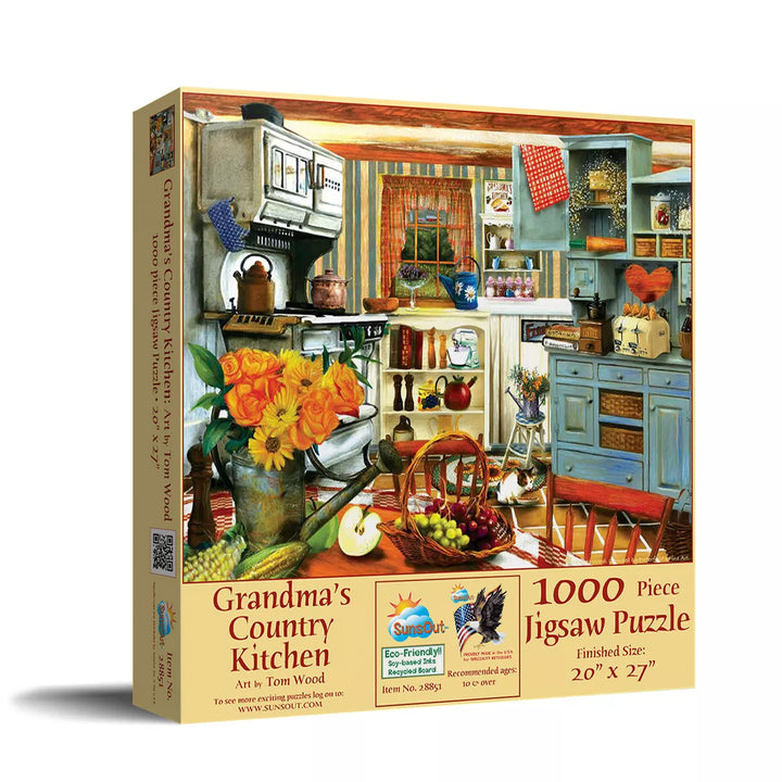 Sunsout Grandma'S Country Kitchen 1000 Pc Jigsaw Puzzle 28851