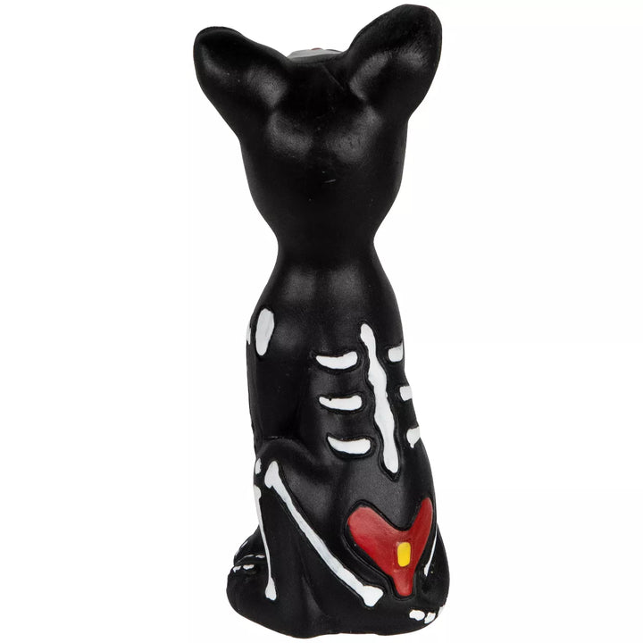 Northlight 5" Black Day of the Dead Skeleton Dog Figurine Decoration