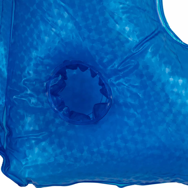 Northlight 45.5" Inflatable Blue Swimming Pool Mesh Sling Chair Pool Float