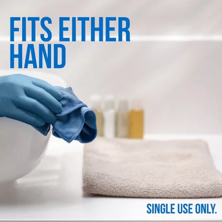EQPT Blue Powder-Free Nitrile Gloves, 2 Pk., 300 Ct.