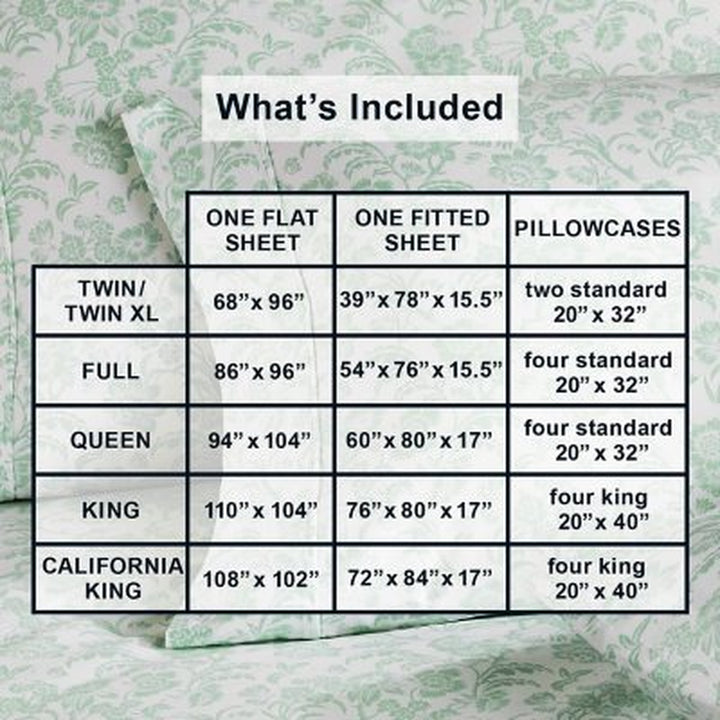 Member'S Mark Performance Printed Sheet Set, Assorted Colors and Sizes