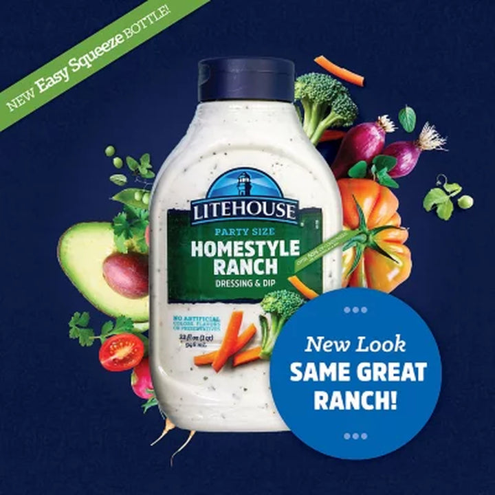 Litehouse Homestyle Ranch Dressing and Dip 32 Fl. Oz.