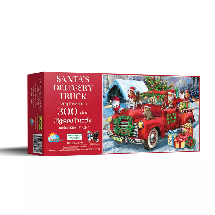 Sunsout Santa'S Delivery Truck 300 Pc Christmas Jigsaw Puzzle 23081