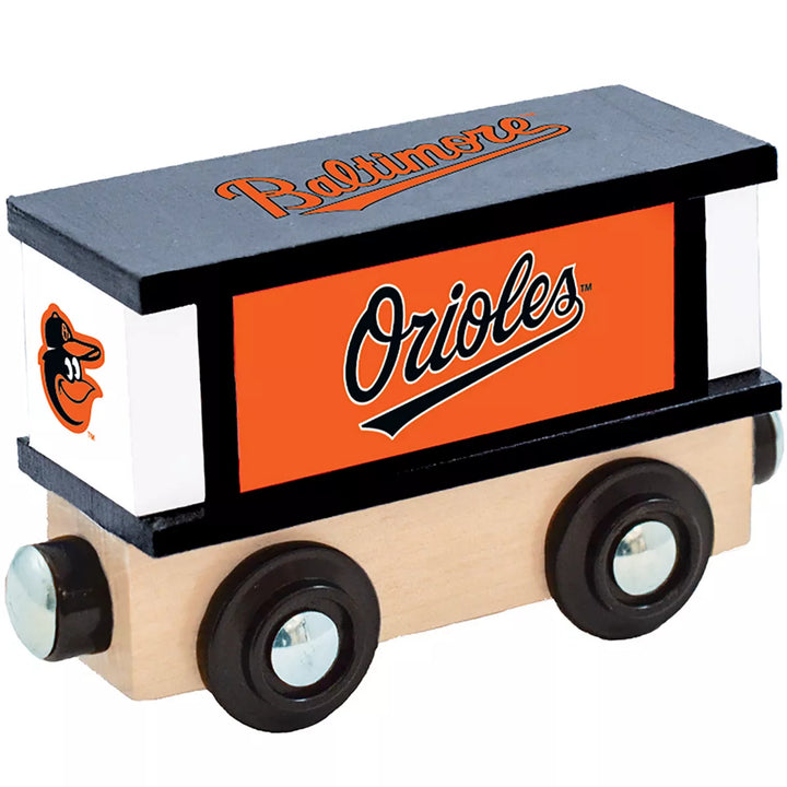 Masterpieces Wood Train Box Car - MLB Baltimore Orioles.