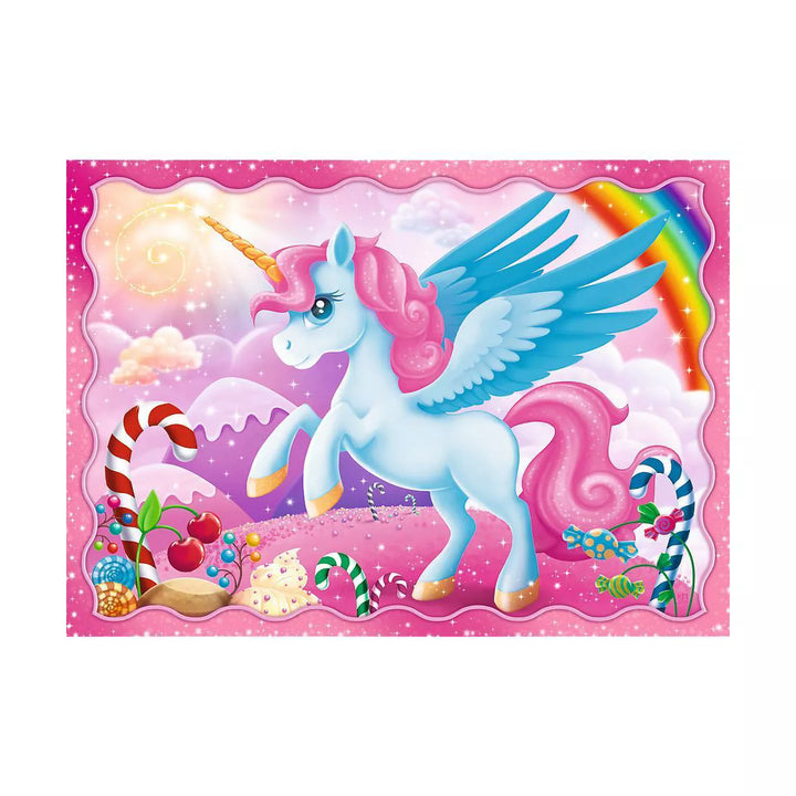 Trefl 4In1Unicorns and Magic Kids Jigsaw Puzzle - 207Pc: Educational Toy for Creativity, Animal Theme, Ages 4+