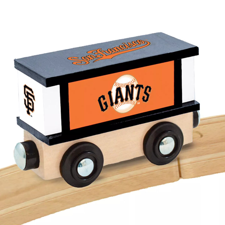 Masterpieces Wood Train Box Car - MLB San Francisco Giants.