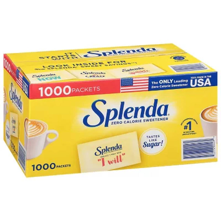 Splenda Zero Calorie Sweetener Packets (1,000 Ct.)