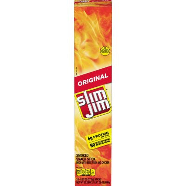 Giant Slim Jim Snacks 24 Ct.