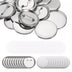 Unique Bargains Metal Plastic round Badge Button Pin 100 Pcs