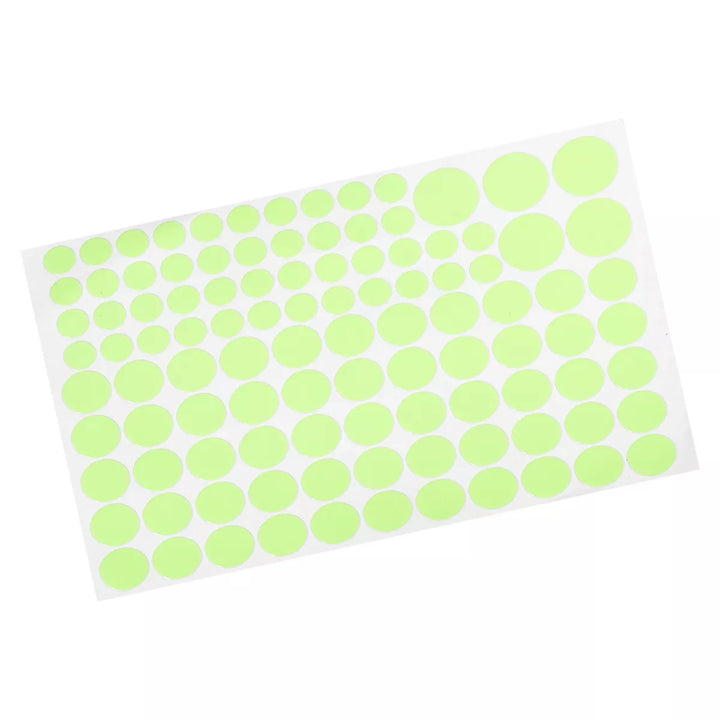 Unique Bargains Glow in the Dark Tape 104 Count Dots Sticker for Walls Parties Marking Decorations