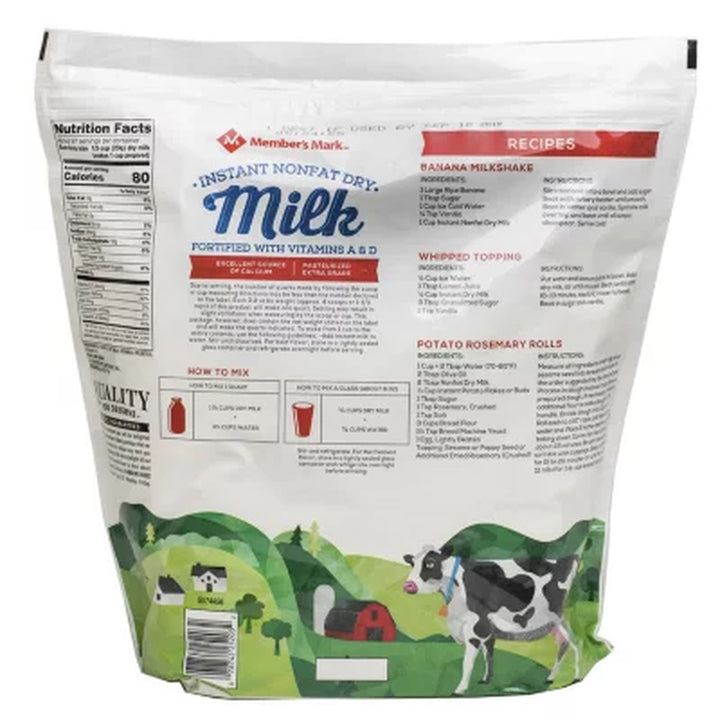 Member'S Mark Non-Fat Instant Dry Milk 70.4 Oz.