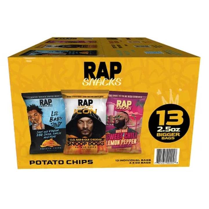 Rap Snacks Gold Variety Pack Chips 2.5 Oz., 13 Ct.