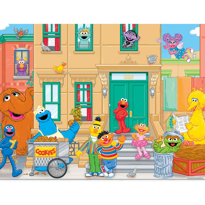 Masterpieces 36 Piece Jigsaw Puzzle - Sesame Street in the Neighborhood