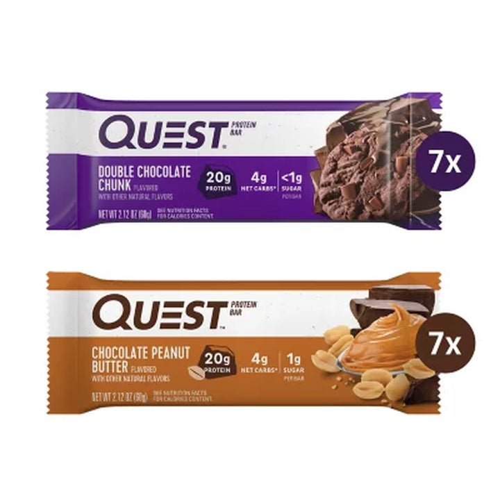 Quest Protein Bars Gluten Free, Variety Pack 14 Ct.