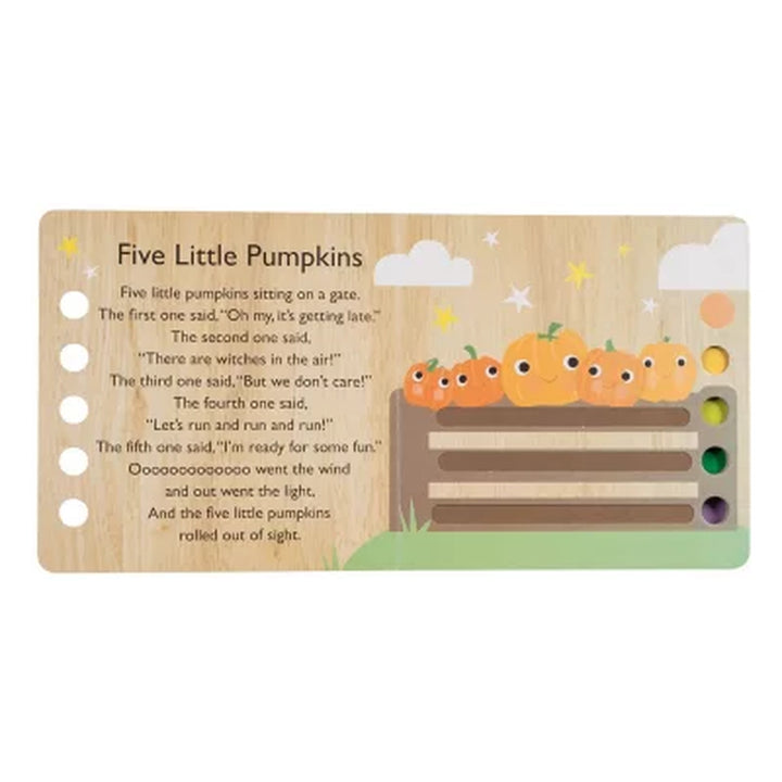 Touch and Trace Nursery Rhymes: Five Little Pumpkins, Board Book