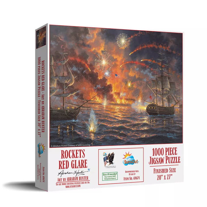 Sunsout Rockets Red Glare 1000 Pc Jigsaw Puzzle 69674