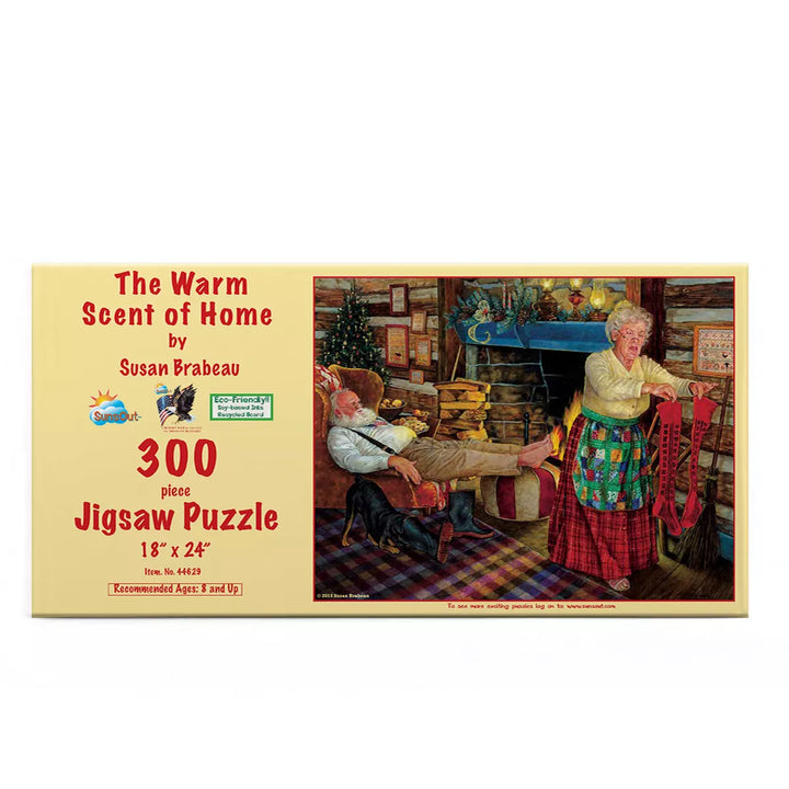 Sunsout the Warm Scent of Home 300 Pc Christmas Jigsaw Puzzle 44629