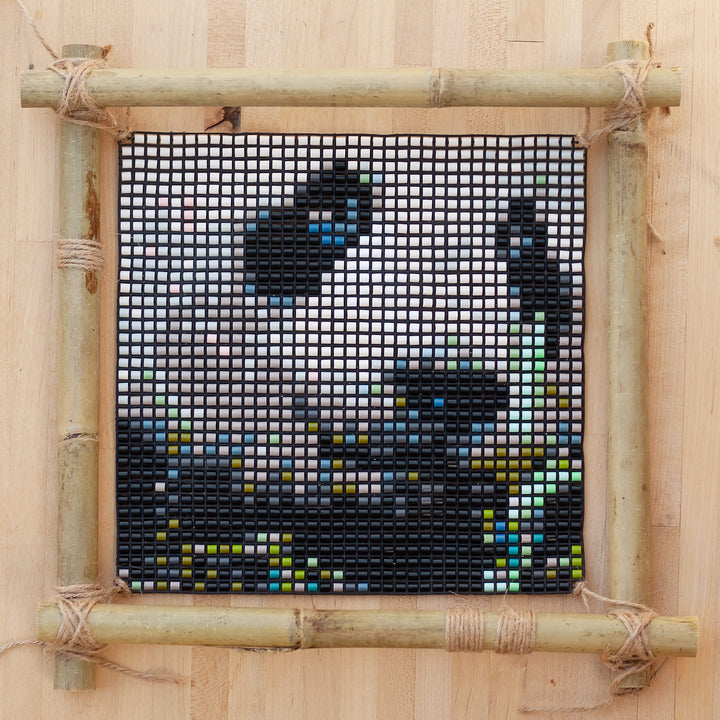 Perler 80-22881 Snappix Canvas Set for Bead Crafts, 12" x 12" Mesh Sheets, Black, 2pcs Black,