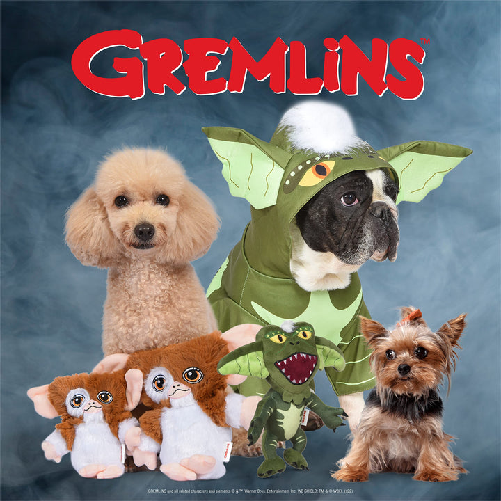 Warner Bros Horror Gremlins Halloween Costume for Dogs with Hood, Size XL | Dog Halloween Costumes, Scary Costumes | Officially Licensed Gremlins Pet Products X-Large Green