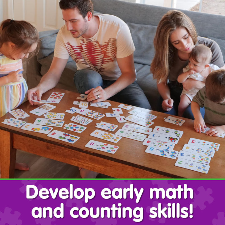 The Learning Journey: Match It! Mathematics - STEM Addition and Subtraction Calculation Activities Game - Teaches Early Math Facts with 30 Matching Pairs - Math Puzzle For Toddler Ages 3 to 6