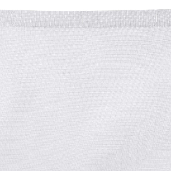 Basics Linen Style Bathroom Shower Curtain, 72" x 72", Bright White, 11.42" L x 9.45" W