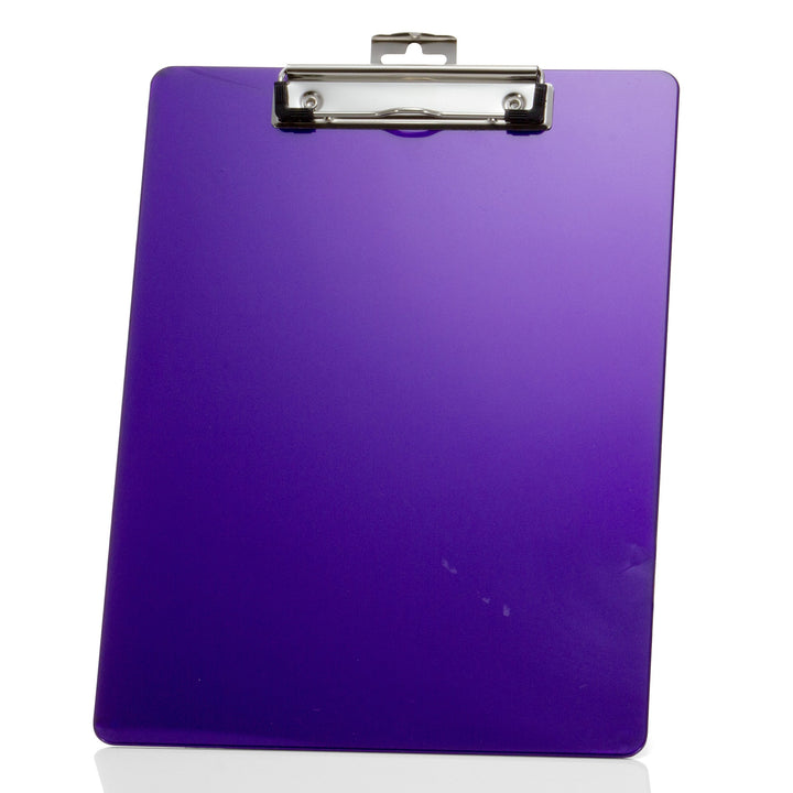 Officemate OIC Recycled Plastic Clipboard, Letter Size, Purple (83064)