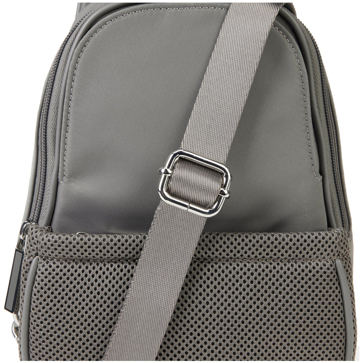 Calvin Klein Jessie Organizational Sling Backpack, Steel One Size