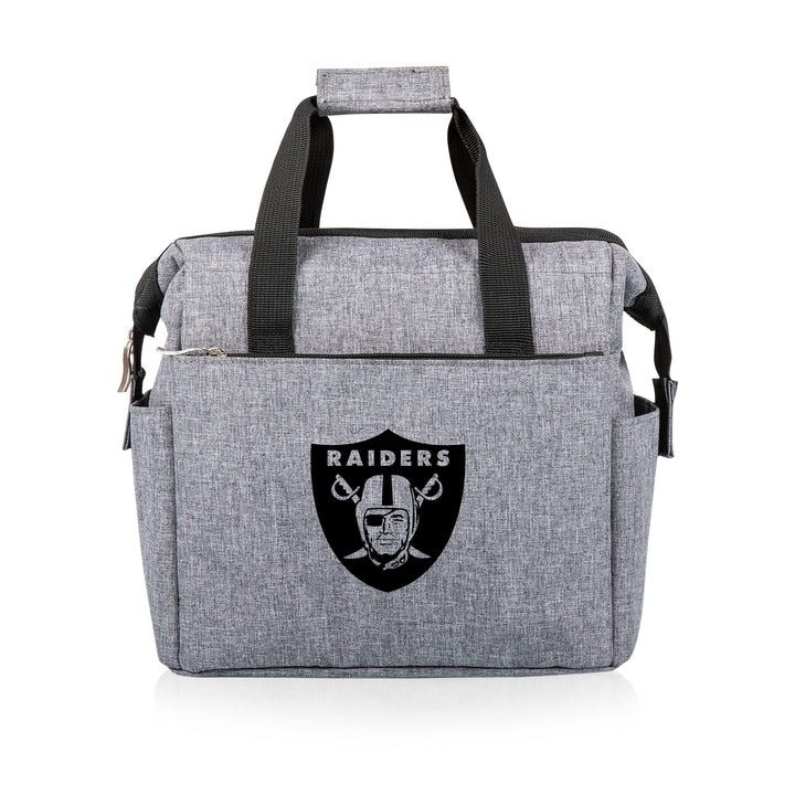 PICNIC TIME NFL On The Go Lunch Bag Cooler, Soft Cooler Lunch Box, Insulated Lunch Bag Las Vegas Raiders Black Camo