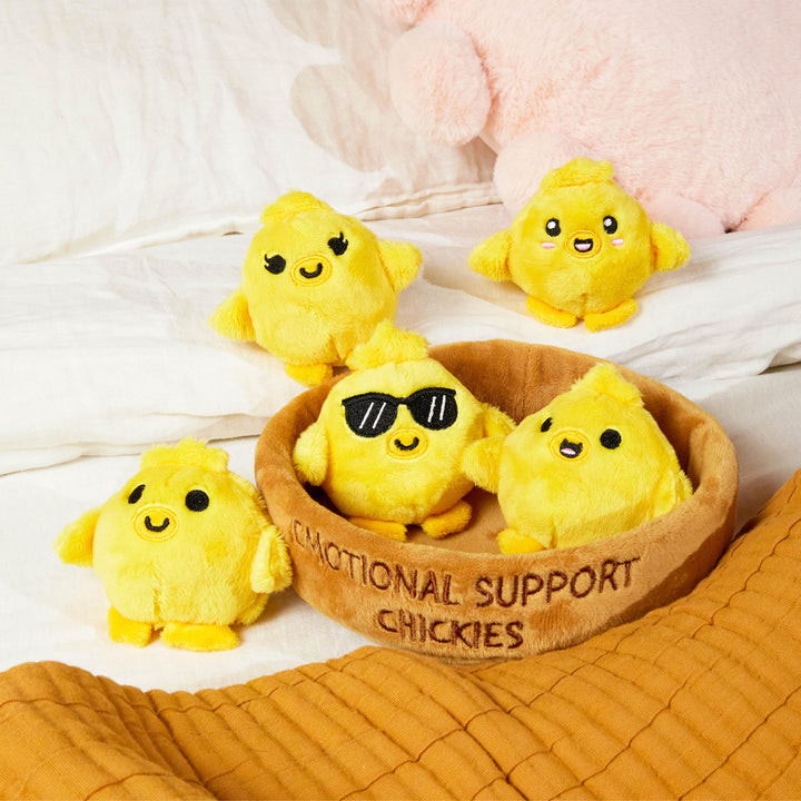 What Do You Meme Emotional Support Chickies - Cute Chicken Plushies