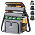 Maelstrom Lunch Box for Men,Insulated Lunch Bag Women/Men,Leakproof Lunch Cooler Bag, Lunch Tote Bag 3.Three Layer - Dark Gray 3.Three-Layer (20L/32cans)