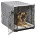 MidWest Homes for Pets Privacy Dog Crate Cover Fits MidWest Dog Crates, Machine Wash & Dry Gray Geometric Pattern 36-Inch