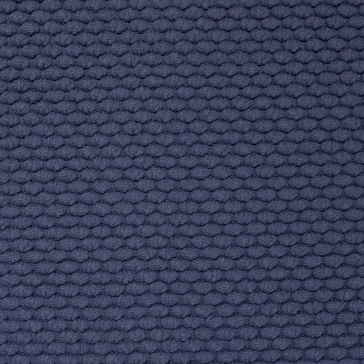 Sweet Home Collection Memory Foam Chair Cushion Honeycomb Pattern Solid Color Slip Non Skid Rubber Back Ultimate Comfort and Softness Rounded Square 16" x 16" Seat Cover,2 Pack,Navy Blue, 2 Piece Navy 2 Pack