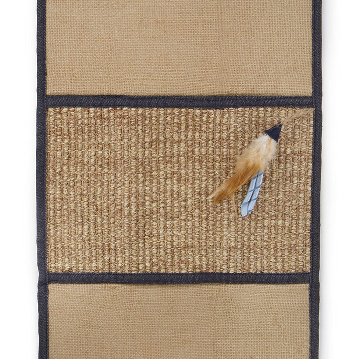 Petlinks Scratch & Play Carpet & Burlap Cat Scratch Mat - Brown, One Size Scratch & Play Mat