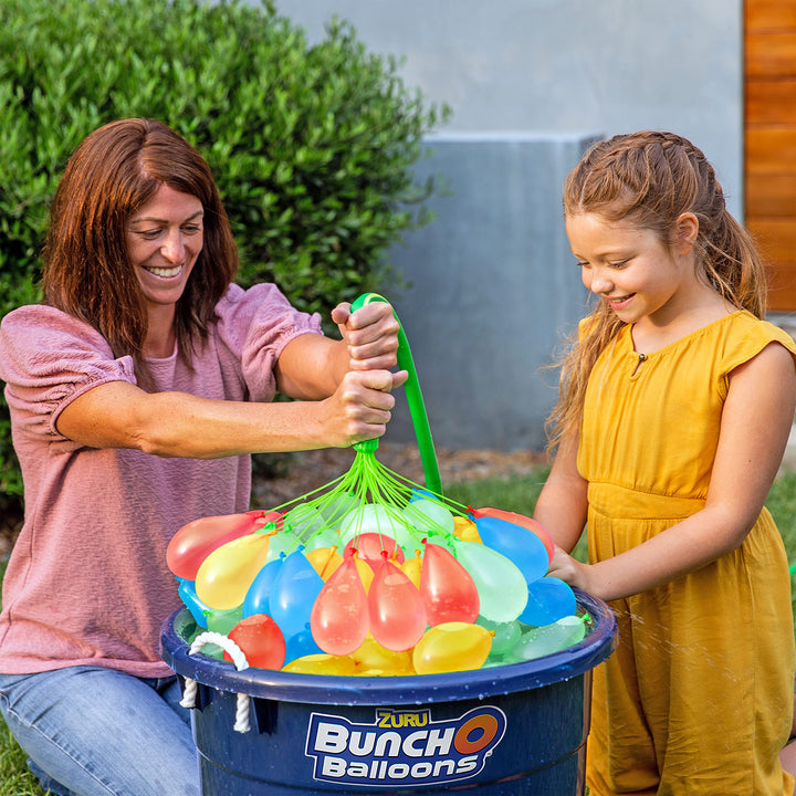 ZURU BUNCH O BALLOONS - 350 Rapid-Fill Crazy Color Water Balloons (10 Pack) Exclusive