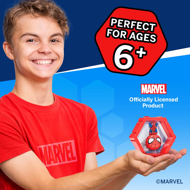 WOW! PODS 4D Marvel - Spiderman & Iron Man (2 pack) - Unique Connectable & Collectable Action Figure Toy, Wall/Shelf Display, Easter Basket Stuffers, Marvel Toy Figures, Toys & Gifts for Kids & Adults 2-pack Spiderman & Ironman