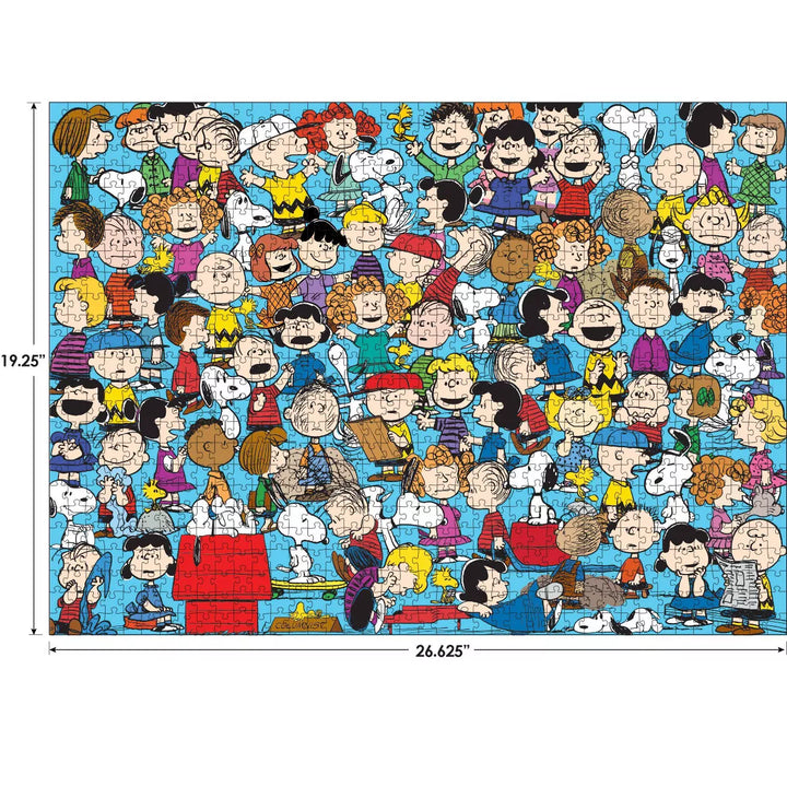 Cra-Z-Art Peanuts 1000 Pc Jigsaw Puzzle - Peanuts Cast of Characters