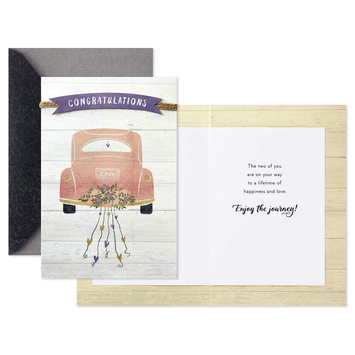 Hallmark Wedding Card, Bridal Shower Card, or Engagement Card (Enjoy the Journey) Enjoy the Journey